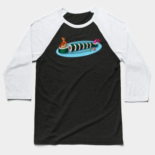 Sushi Mermaid! Baseball T-Shirt